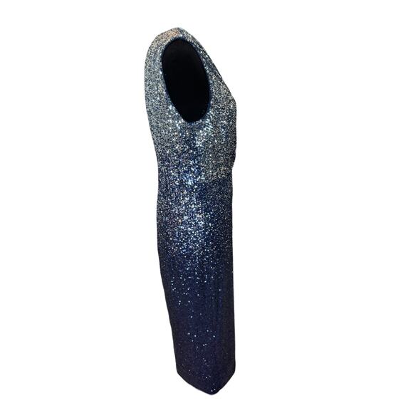 New ~ DRESS THE POPULATION ~ Stunning ! Palmer Sequin One-Shoulder HOMECOMING L - Picture 8 of 11